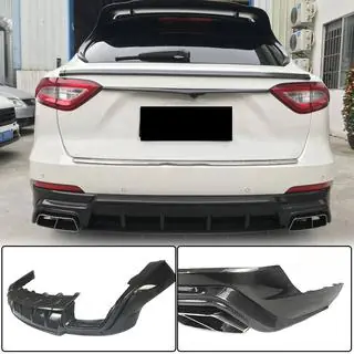 Rear Bumper Diffuser V1 (for Base/S, Carbon) photo 1