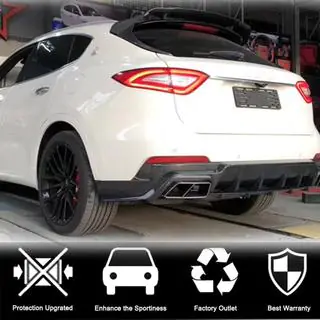 Rear Bumper Diffuser V1 (for Base/S, Carbon) photo 2