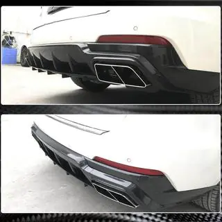 Rear Bumper Diffuser V1 (for Base/S, Carbon) photo 3