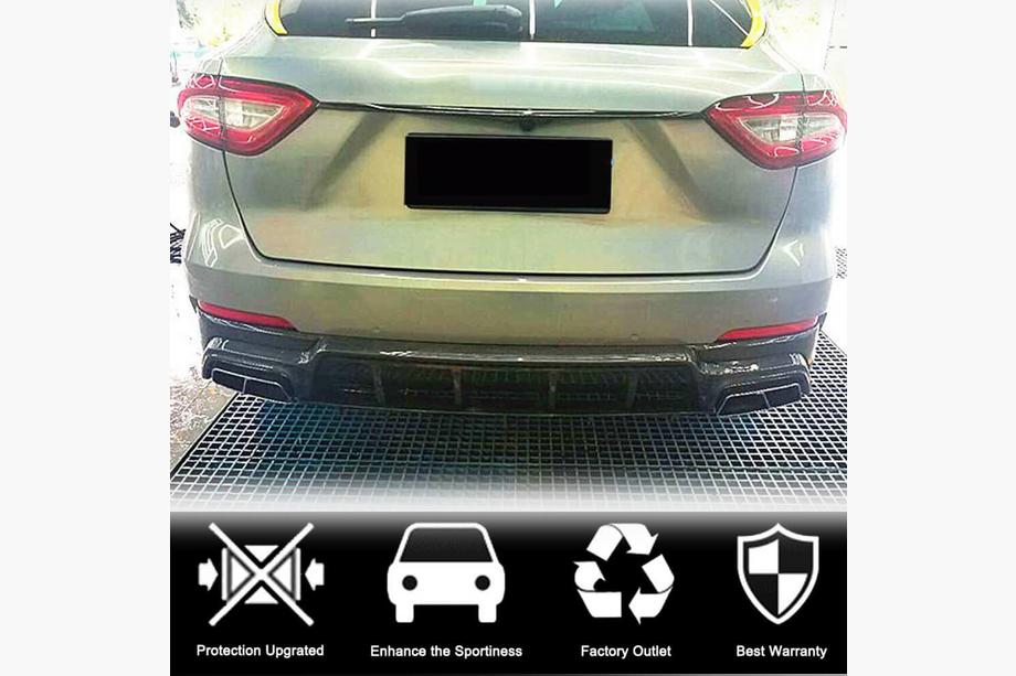 Maserati Levante 2016- Carbon License Plate Trim Photo 2
