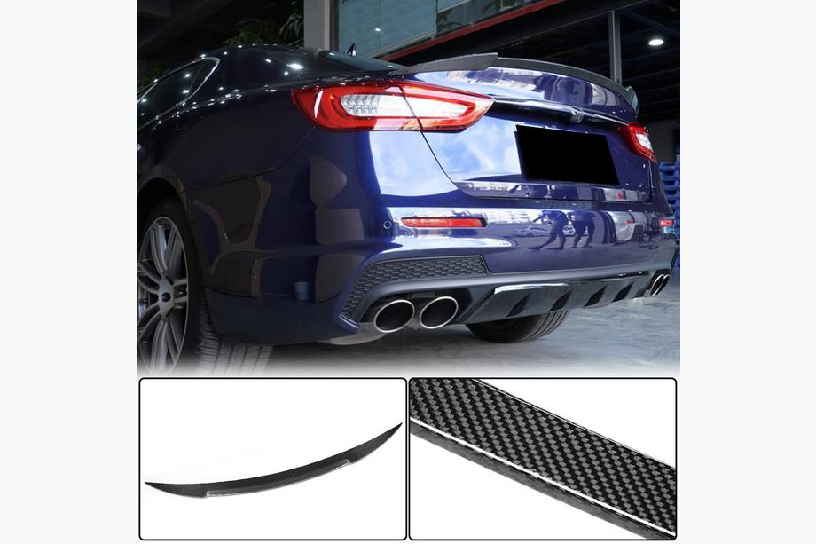 Maserati Quattroporte 2013-2023 Spoiler V3 (Carbon) Photo 1
