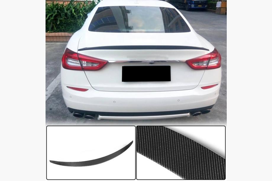 Maserati Quattroporte 2013-2023 Spoiler V4 (Carbon) Photo 1