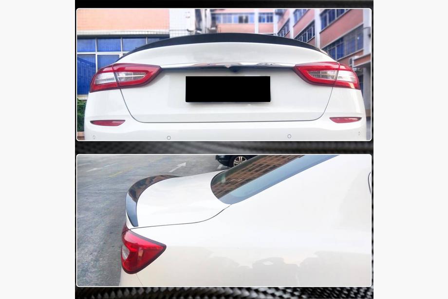 Maserati Quattroporte 2013-2023 Spoiler V4 (Carbon) Photo 4