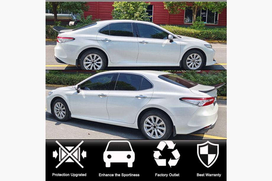 Toyota Camry 2017–2023 Spoiler V1 (Carbon) Photo 2
