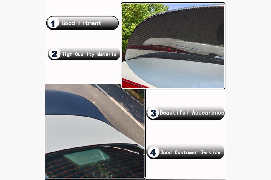 Toyota Camry 2017–2023 Spoiler V1 (Carbon) Photo 3