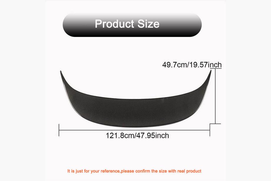 Toyota Camry 2017–2023 Spoiler V1 (Carbon) Photo 5