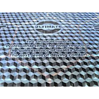 Vibration Damping Sheet ULTIMATE EXPERT BLUE SILVER 3 mm (50x35 cm) photo 3