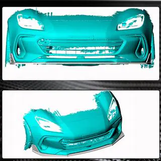 Front Bumper Lip V1 (2021-2023, Carbon) photo 3