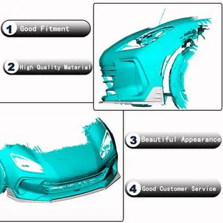 Front Bumper Lip V1 (2021-2023, Carbon) photo 4