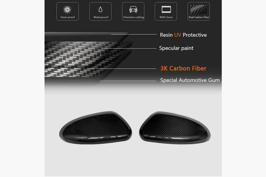 Subaru BRZ 2021- Mirror Covers (Carbon) Photo 5