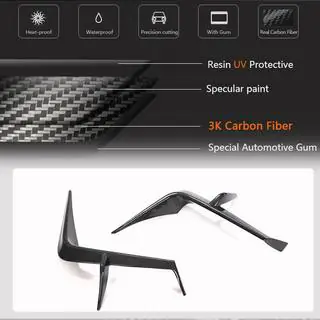 Front bumper lip (Carbon) photo 3