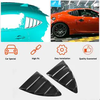 Carbon Rear Window Covers Subaru BRZ 2012-2021 photo 2