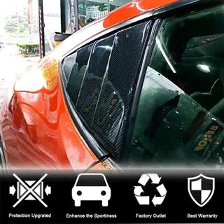 Carbon Rear Window Covers Subaru BRZ 2012-2021 photo 3