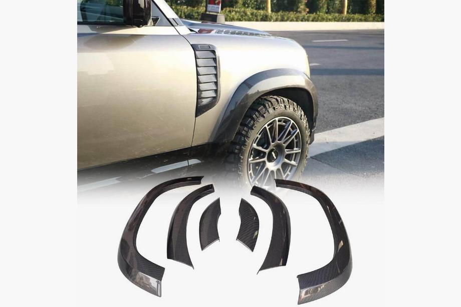 Land Rover Defender 2019- Fender flares (Bushwacker, 6 pcs, carbon) Image