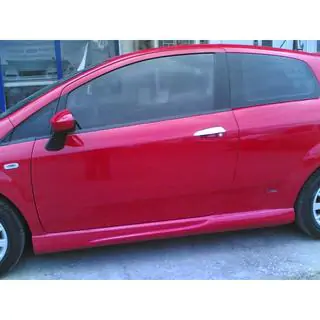 Side skirts (for 3-door, paintable) Fiat Punto Grande/EVO 2006-2018 photo 3