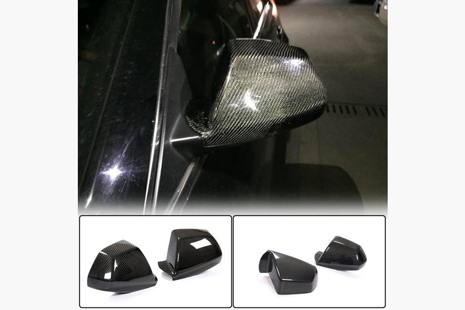 Cadillac CTS 2007-2014 Mirror Covers (Carbon) Photo 1