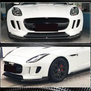 Front Bumper Lip Spoiler (2013-2016, Carbon) photo 3