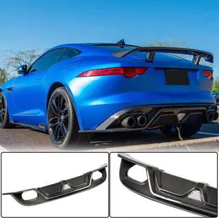 Rear Bumper Diffuser (2013-2019, Carbon) photo 1