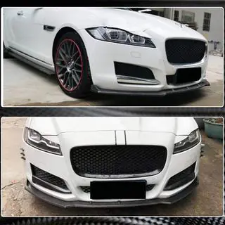 Front Bumper Lip Spoiler (2016-2020, Carbon) photo 4