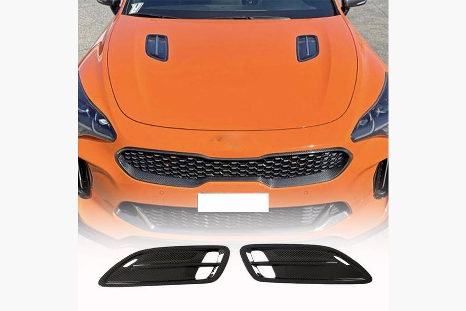 Kia Stinger 2017-2023 Carbon Hood Covers Image