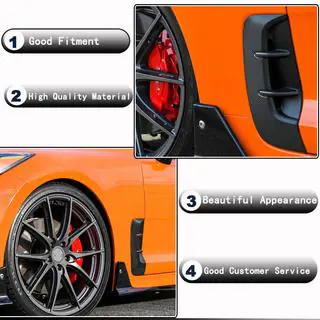 Front fender trims (Carbon) Kia Stinger 2017-2023 photo 2