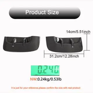 Front fender trims (Carbon) Kia Stinger 2017-2023 photo 4