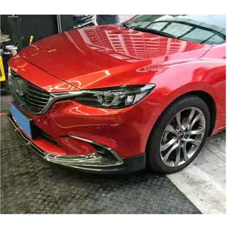 Front Bumper Lip V1 (2017-2019, Carbon) photo 3