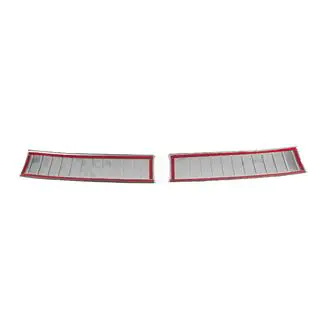 Stainless Steel Rear Bumper Protector Carmos (matte) Kia Sportage 2021- photo 3