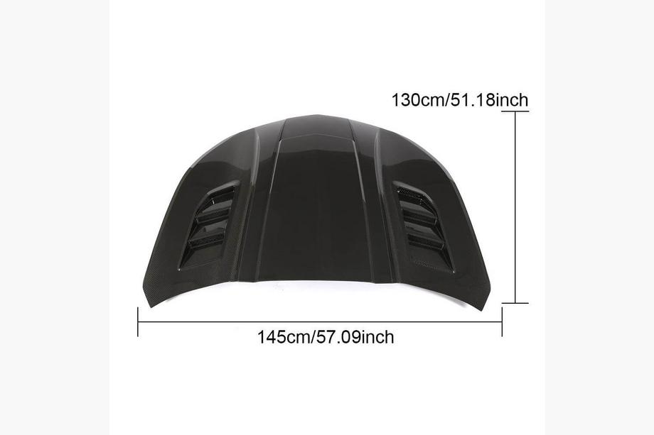 Chevrolet Camaro 2015- Hood (2015-2019, Carbon) Photo 5