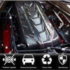 Chevrolet Corvette C8 2019- Engine Cover (2019-2022, Carbon) photo 2