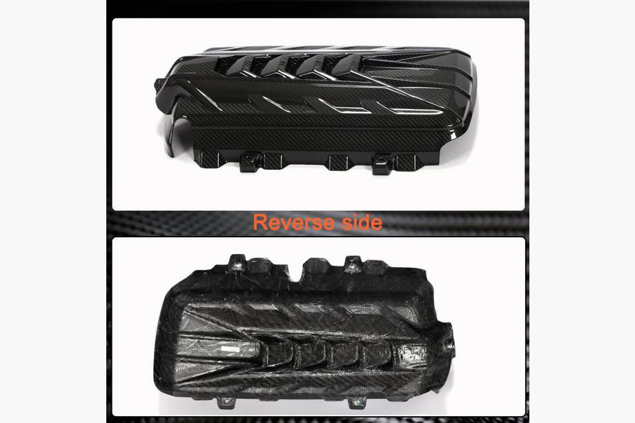 Chevrolet Corvette C8 2019- Engine Cover (2019-2022, Carbon) Photo 6