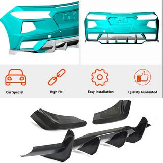 Rear Diffuser V1 (2019-2022, Carbon) Chevrolet Corvette C8 2019- photo 2