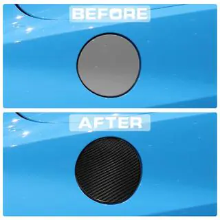 Carbon Fuel Cap Cover Chevrolet Corvette C8 2019- photo 2