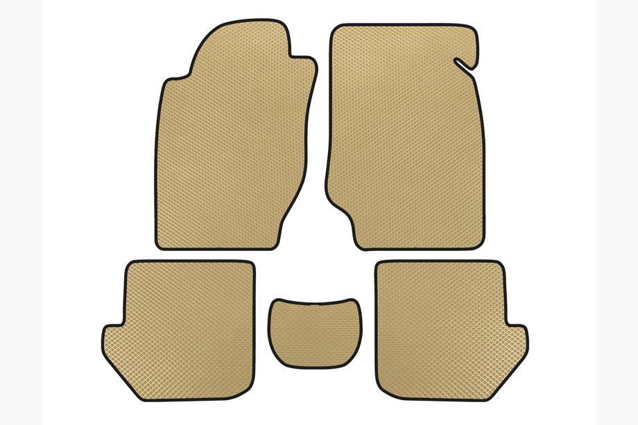 Toyota Rav 4 1996-2001 EVA Floor Mats (Beige) Image