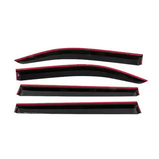 Window Deflectors with Chrome Trim Niken Luxury (4 pcs) photo 4