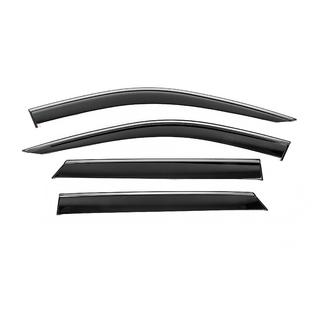 Window Deflectors with Chrome Trim Niken Luxury (4 pcs) Dodge Durango 2010- photo 1