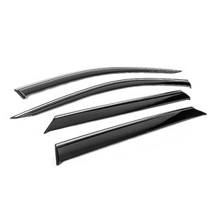 Window Deflectors with Chrome Trim Niken Luxury (4 pcs) Dodge Durango 2010- photo 3