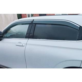 Window Deflectors with Chrome Trim Niken Luxury (EU/Asia, 4 pcs) photo 4