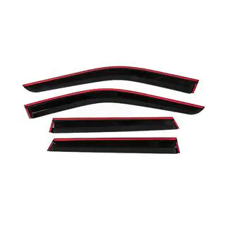Window Deflectors with Chrome Trim Niken Luxury (4 pcs) photo 4