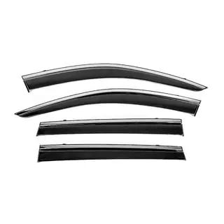 Window Deflectors with Chrome Trim Niken Luxury (4 pcs) photo 1