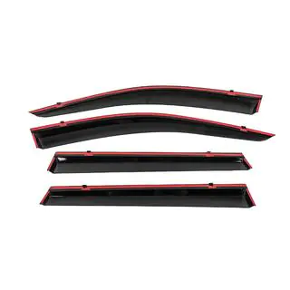 Window Deflectors with Chrome Trim Niken Luxury (4 pcs) photo 4