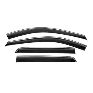 Window Deflectors with Chrome Trim Niken Luxury (4 pcs) photo 1