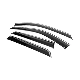 Window Deflectors with Chrome Trim Niken Luxury (4 pcs) photo 2