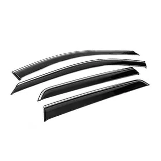 Window Deflectors with Chrome Trim Niken Luxury (4 pcs) photo 3