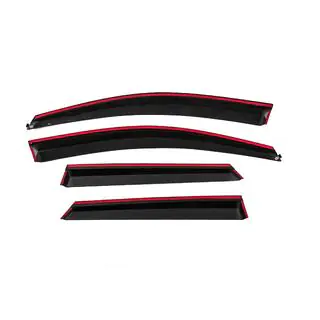 Window Deflectors with Chrome Trim Niken Luxury (4 pcs) photo 4