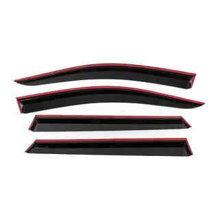 Window Deflectors with Chrome Trim Niken Luxury (4 pcs) photo 4