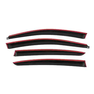 Window Deflectors with Chrome Trim Niken Luxury (HB, 4 pcs) photo 4