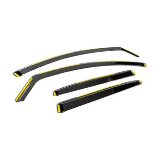 In-Channel Wind Deflectors Niken Luxury (HB, 4 pcs) photo 3