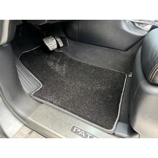 Deluxe Textile Floor Mats (3 Rows, Black) Nissan Patrol Y62 2010-2024 photo 1