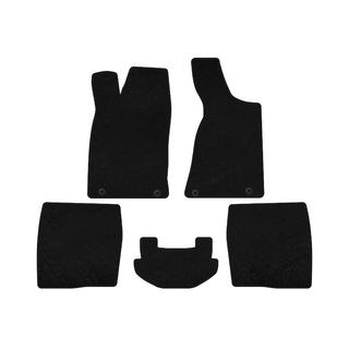 Deluxe textile floor mats (1987-1991, Sedan, black) Audi 80/90 1987-1996 photo 1